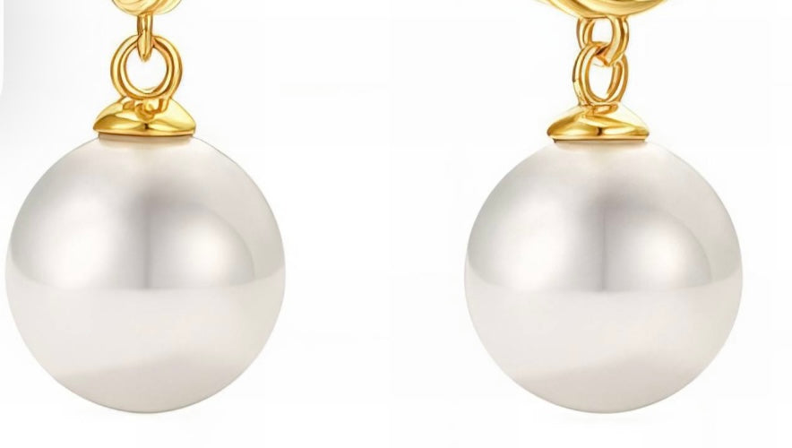 Beautiful & stylish imitation Pearl earrings. 3 x 0.3 cm. Code 89558