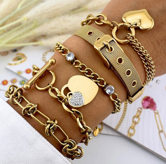 Beautiful & stylish barbed effect bracelet 16.5+5 cm. Code 87380