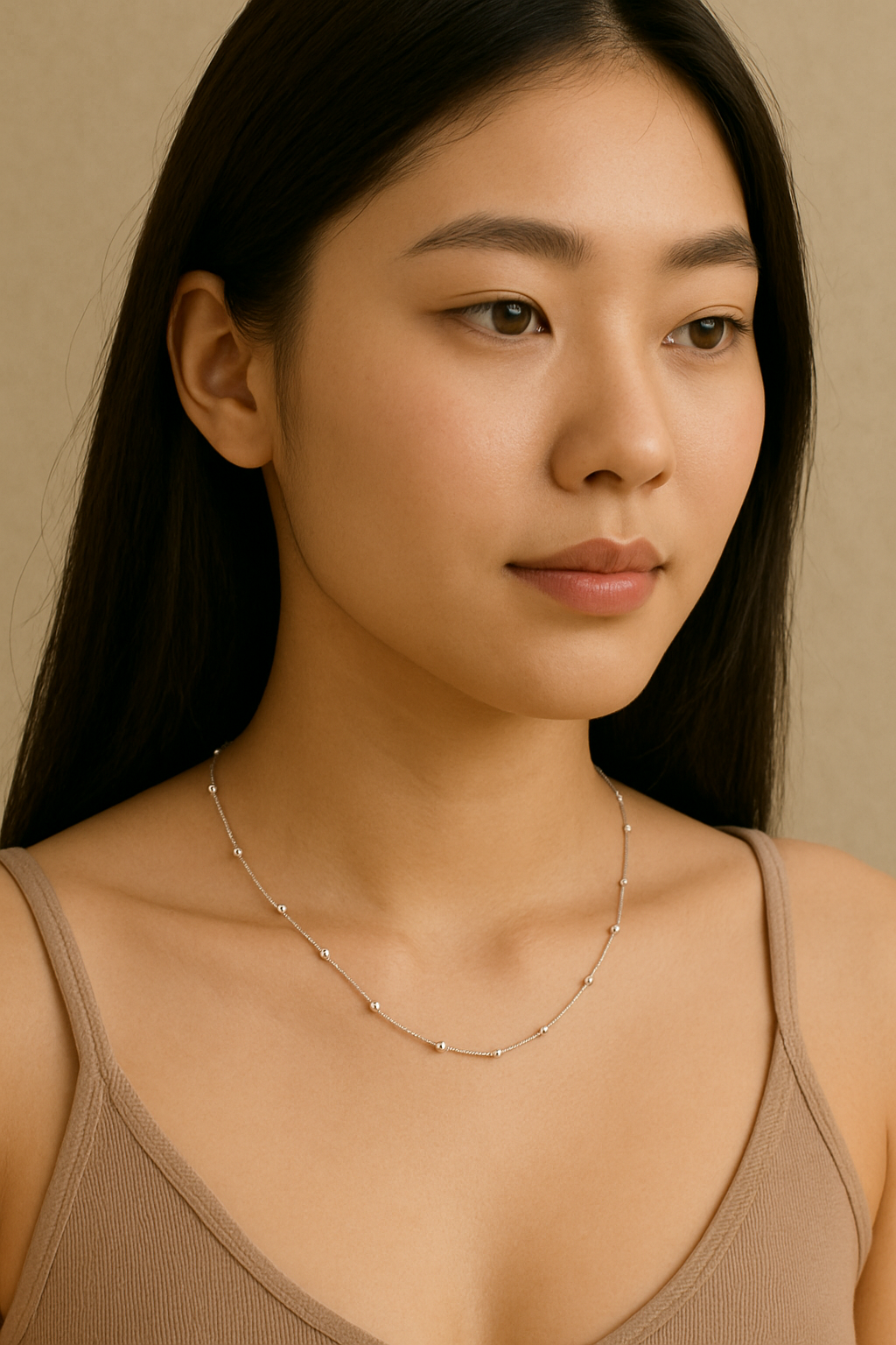 Italian sterling silver chain beautiful & elegant with a touch of style. 20 inch length