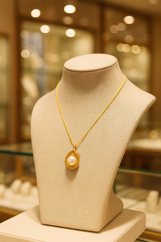 Beautiful imitation Pearl necklace, stylish & elegant. 40+5 cm. Code 87747