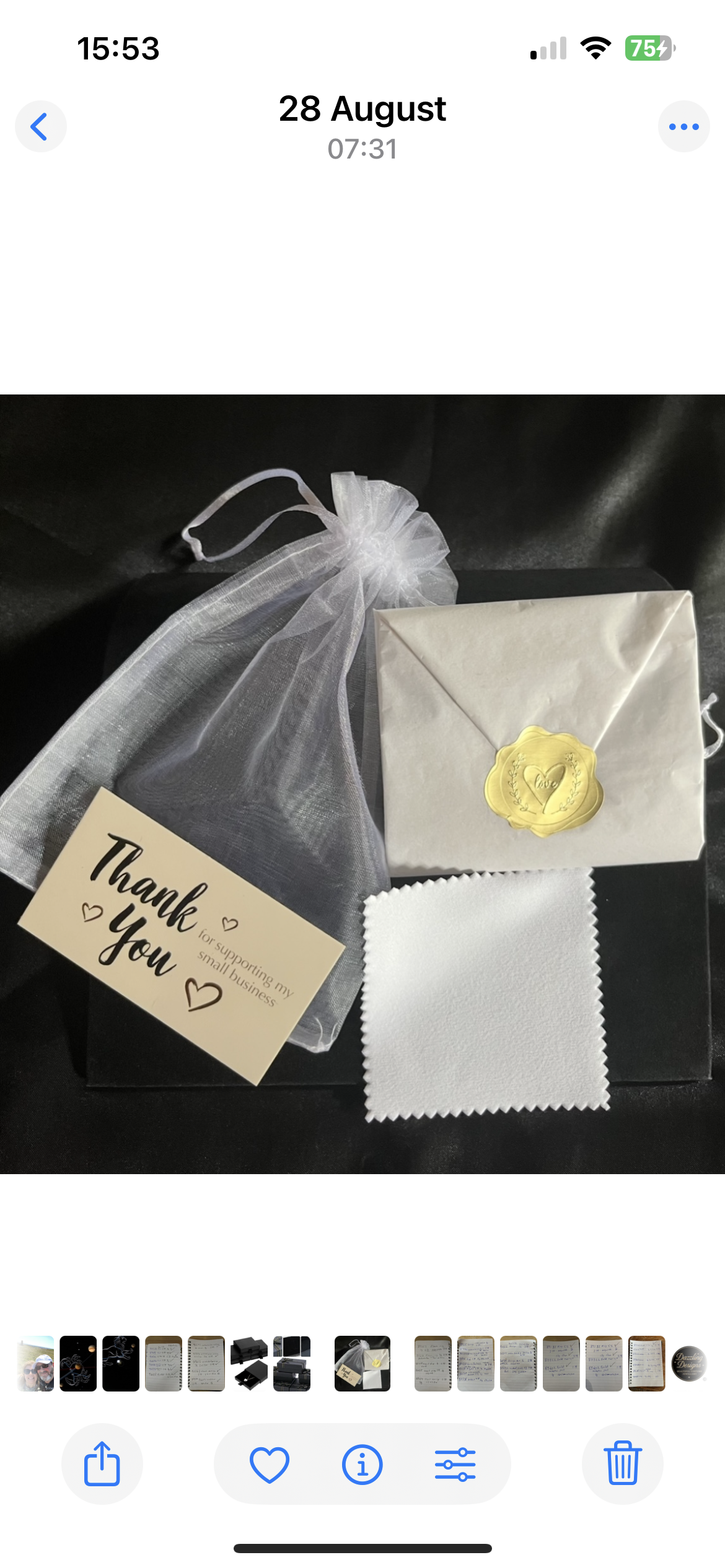 Italian silver earrings with beautiful star design hanging charms. Stylish & elegant