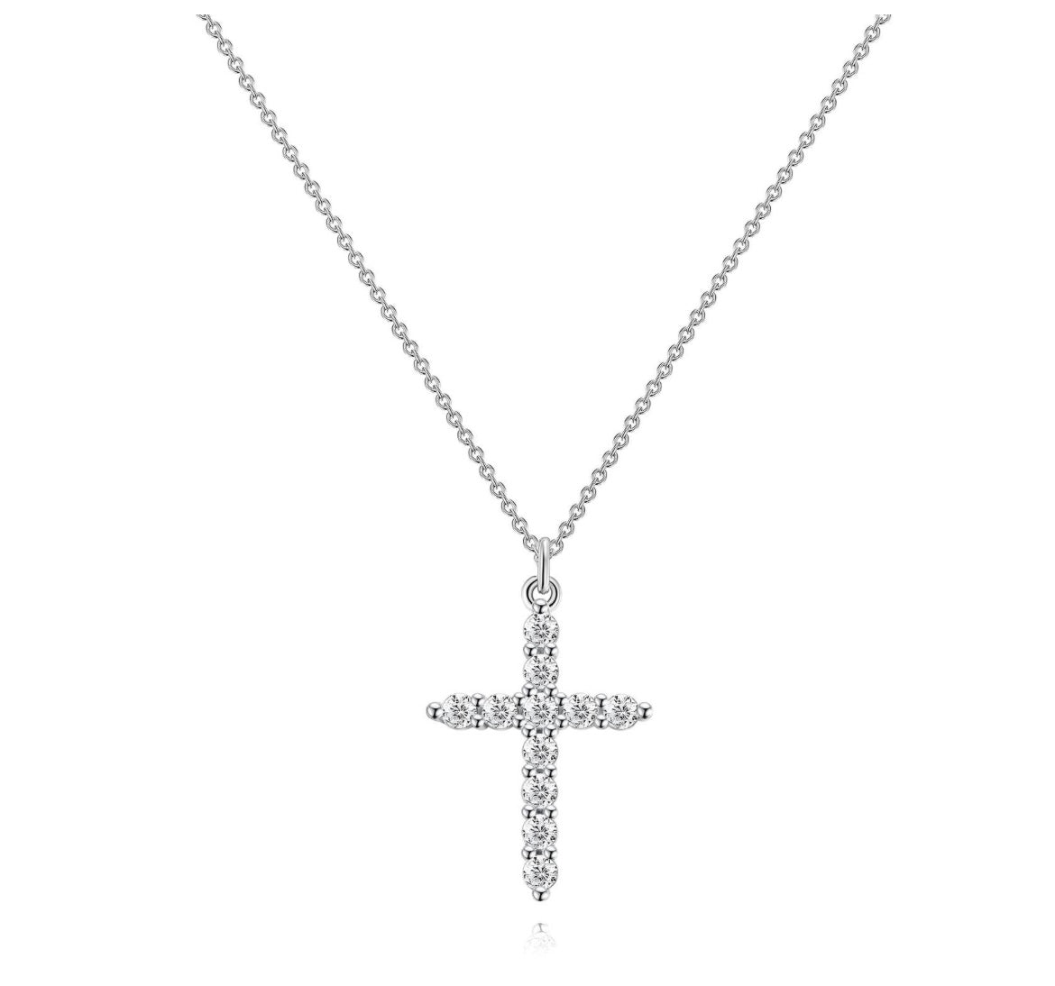 Crosses Necklace Silver Plated. Code 87701