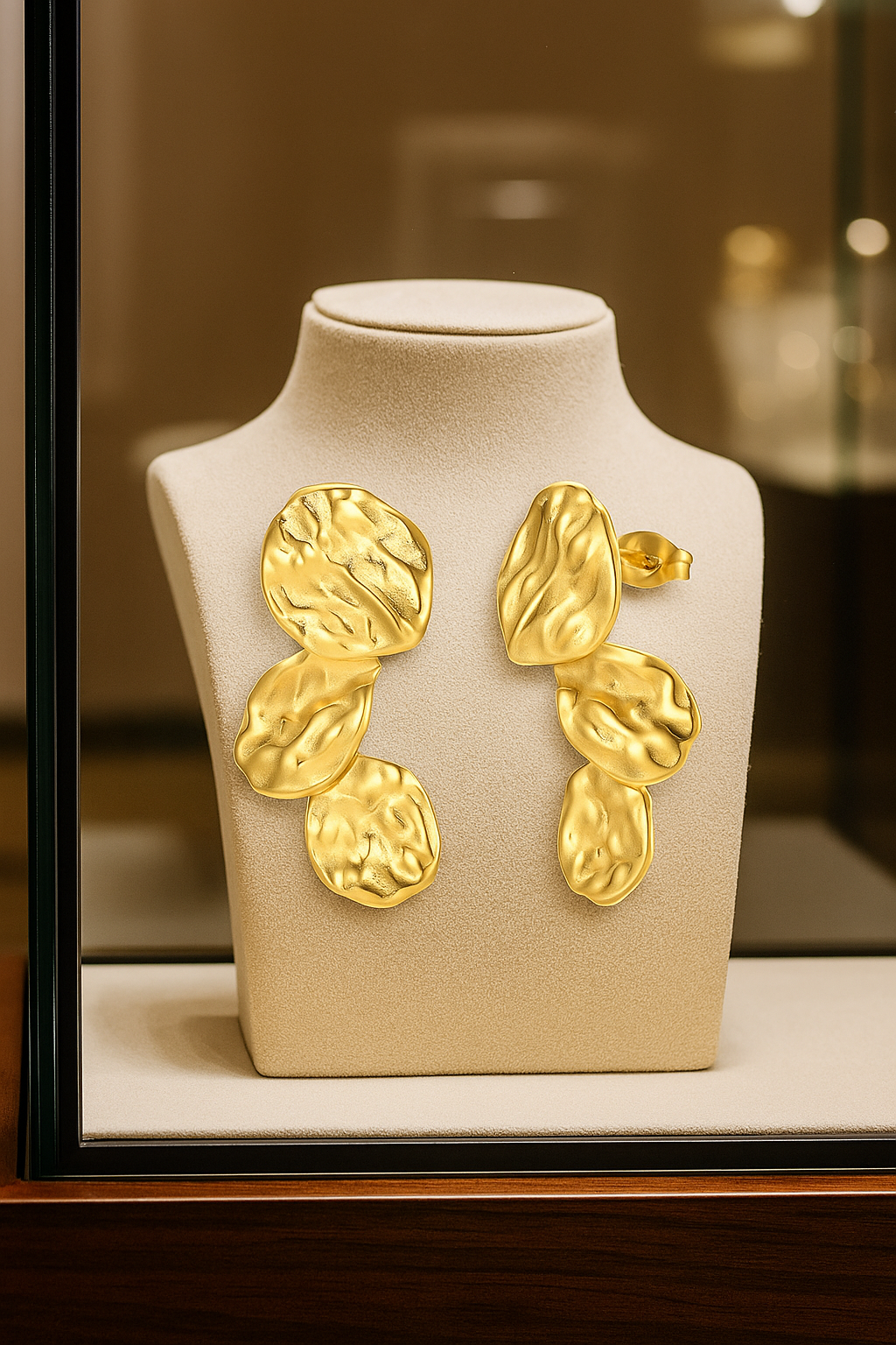 Bold stylish and elegant designer earrings. Code 89215