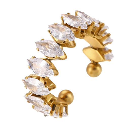 Stylish cubic zirconia ring, perfect for any occasion. Adjustable fit. Code 89182