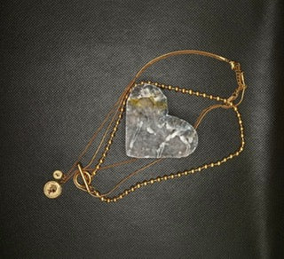 Gold plated coin chain necklace. Code 90282